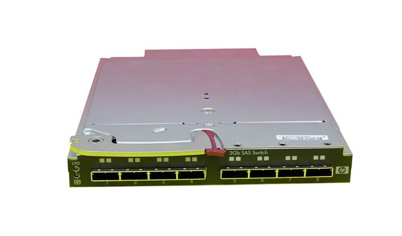 AJ864A HP StorageWorks 8-Ports SFP+ 3Gbps SAS Switch Module for BladeSystem c-Class (Refurbished)