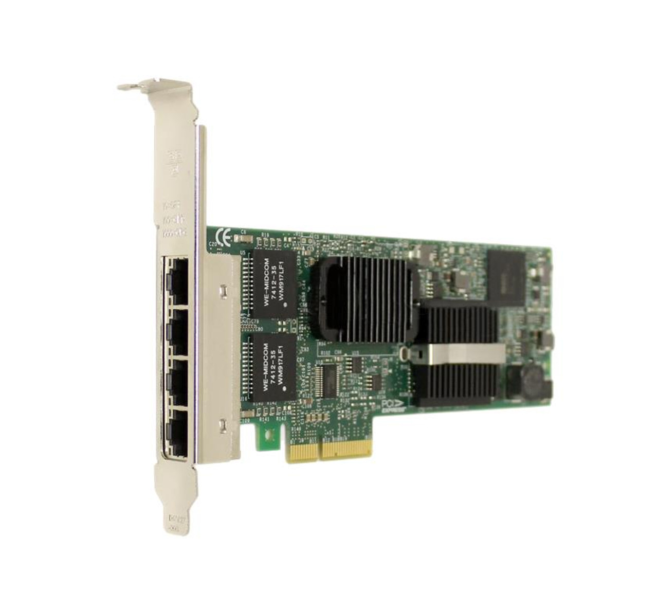 EXPI9404VT Intel Gigabit VT Quad-Ports RJ-45 1Gbps 10Base-T/100Base-TX/1000Base-T Gigabit Ethernet PCI Express 1.1 x4 Server Network Adapter