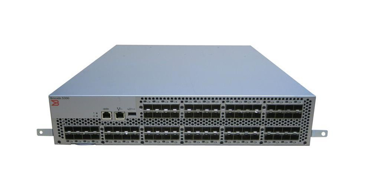 BR-5340-0008-A Brocade 5300 80-port upto 8Gbit/sec Fibre Channel Switch (80-Ports Activated) with Eighty Shortwave 8Gbit/sec SFPs (Refurbished)