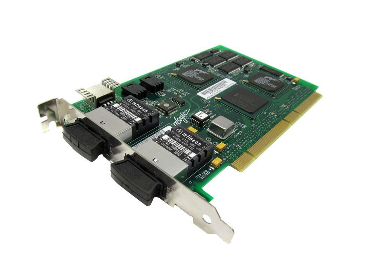 QLA2212 QLogic 64-bit Optical Dual Channel 66MHz PCI Fibre Channel Host Bus Adapter (HBA)