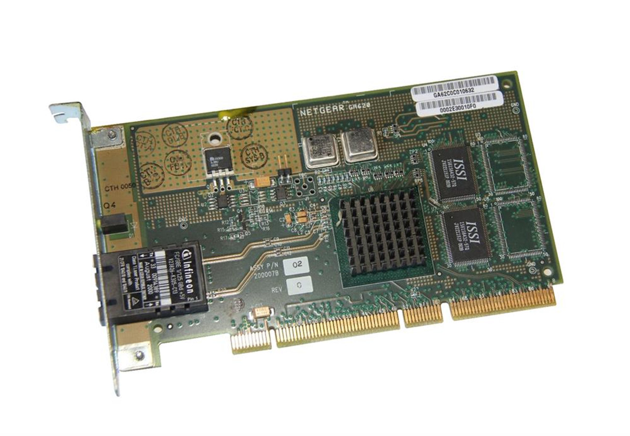 GA620 NetGear 1-Port 64-Bit PCI Fiber Ethernet Adapter