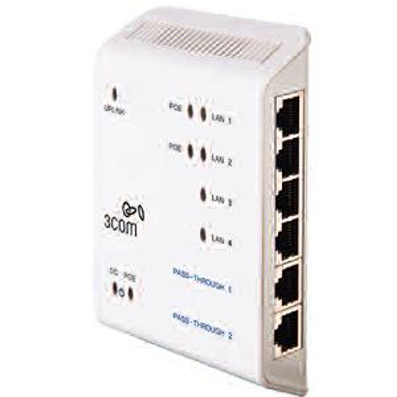 3CNJ1000 3Com IntelliJack NJ1000 Gigabit Ethernet Switch 4 x 10/100/1000Base-T, 1 x 10/100/1000Base-T (Refurbished)