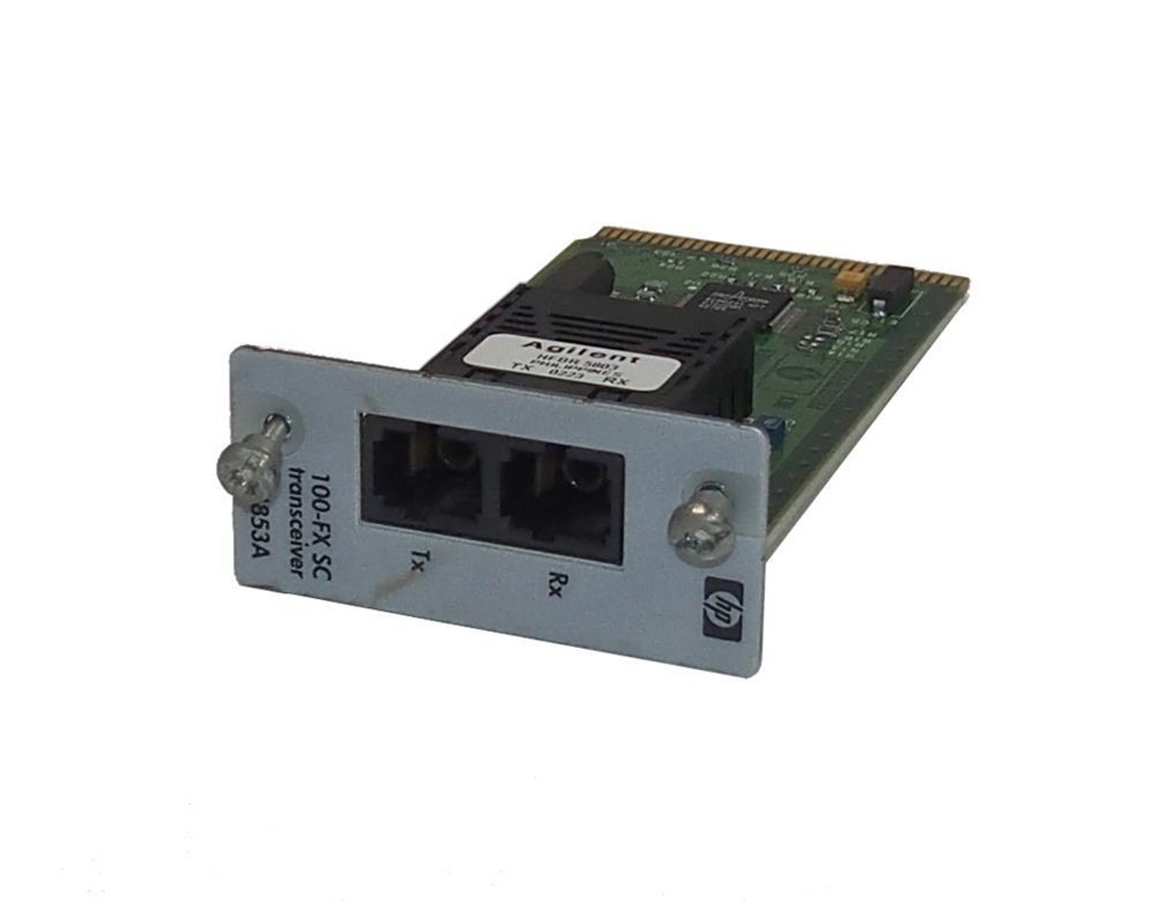 J4853-60001NEWRETA HP ProCurve 100Mbps 100Base-FX Multi-mode Fiber 2km 1300nm SC Connector Fast Ethernet Plug-in Transceiver Module