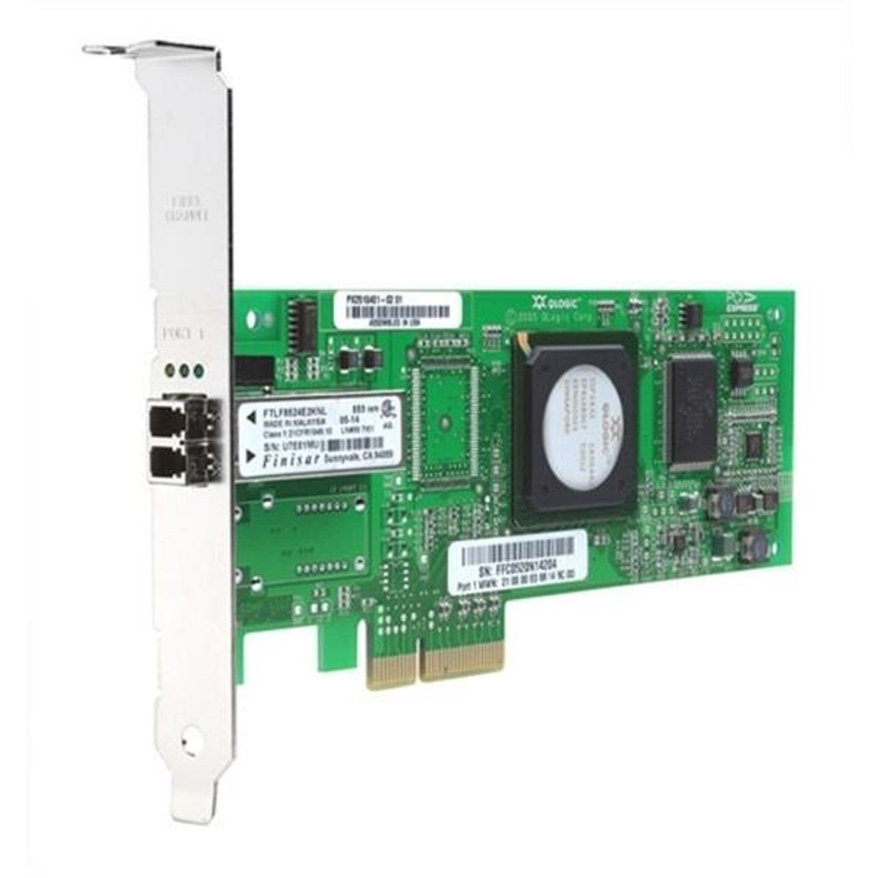 281541-B21R HP QLogic Single-Port LC 2Gbps Fibre Channel PCI-X Host Bus Network Adapter