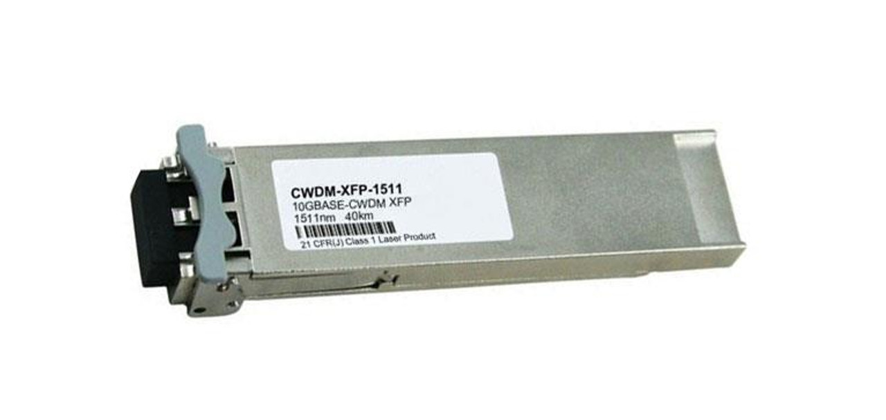 CWDM-XFP-1511 Cisco 10Gbps 10GBase-CWDM Single-Mode Fiber 40km 1511nm Duplex LC Connector XFP Transceiver Module (Refurbished)