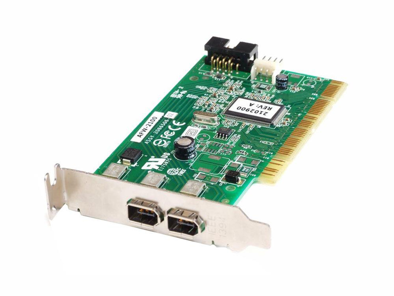 AFW2100 Adaptec IEEE-1394A 32bit 2-Ports PCI FireWire Adapter AFW-2100