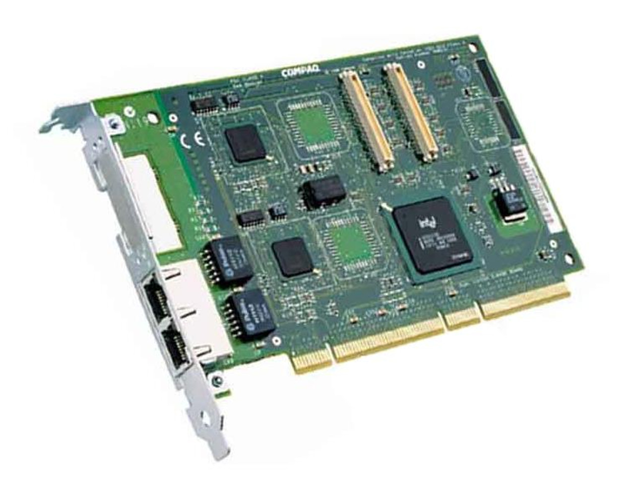010555R-001 HP Dual-Ports RJ-45 100Mbps 10Base-T/100Base-TX Fast Ethernet PCI Network Adapter