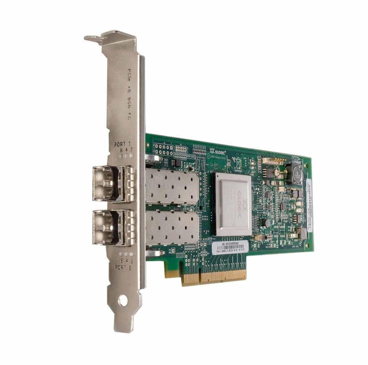 QLE2562-DELL Dell Dual-Ports LC 8Gbps Fibre Channel PCI Express 2.0 x8 Host Bus Network Adapter for QLogic Compatible