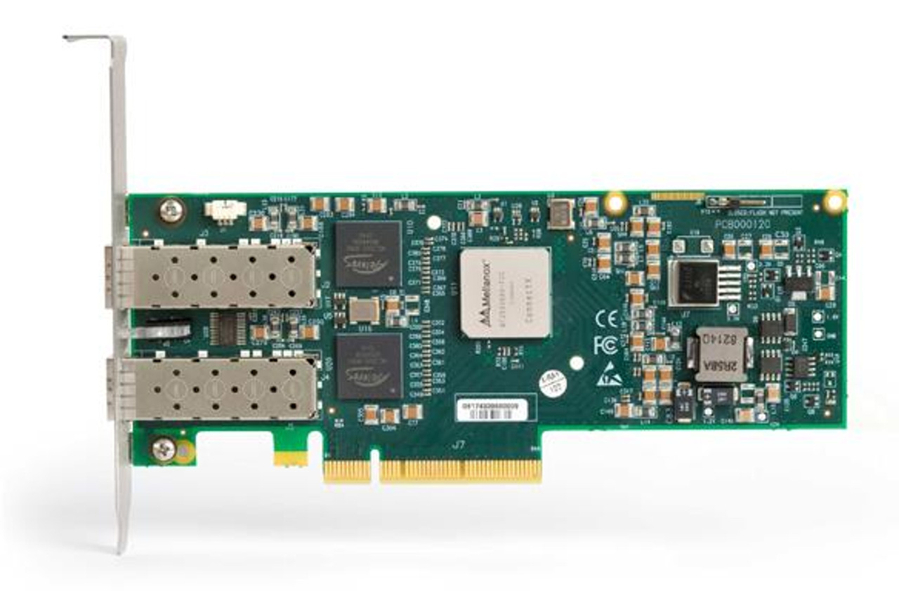 81Y153901 IBM Connectx-2 Dual-Ports 10Gbps Gigabit Ethernet PCI Express 2.0 SFP+ Network Adapter by Mellanox