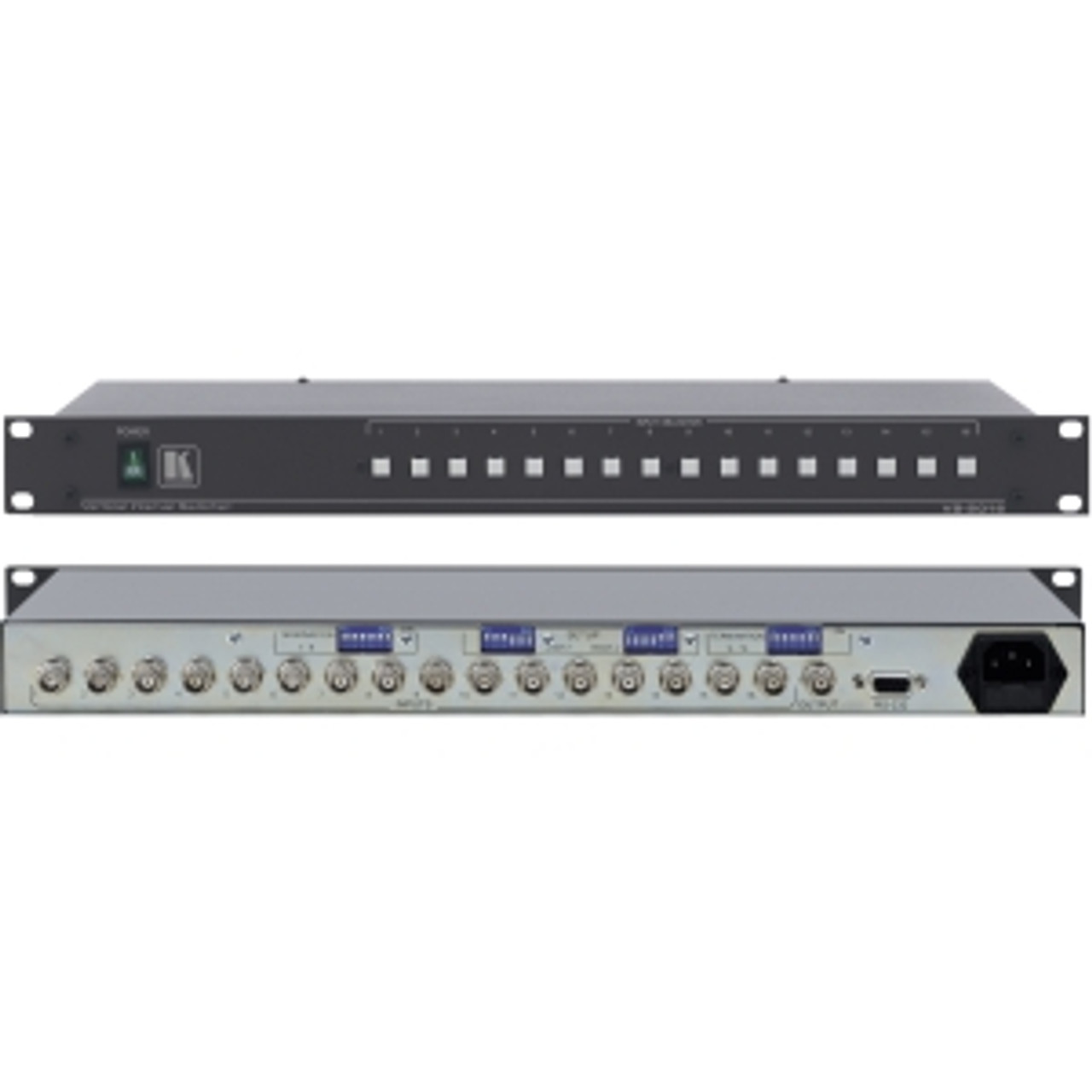 VS-2016 Kramer VS-2016 Video Switch 16 x BNC Composite Video In, 1 x BNC Composite Video Out, 1 x DB-9 Serial (Refurbished)