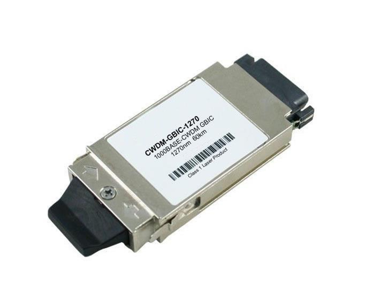 CWDM-GBIC-1270= Cisco 1Gbps 1000Base-ZX CWDM Single-mode Fiber 80km 1270nm Duplex SC Connector GBIC Transceiver Module (Refurbished)