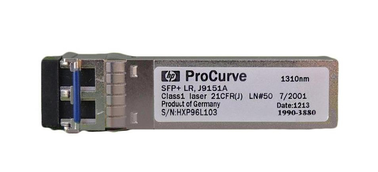 J9151AR HP ProCurve x132 10Gbps 10GBase-LR Single-mode Fiber 10km 1310nm Duplex LC Connector SFP+ Transceiver Module