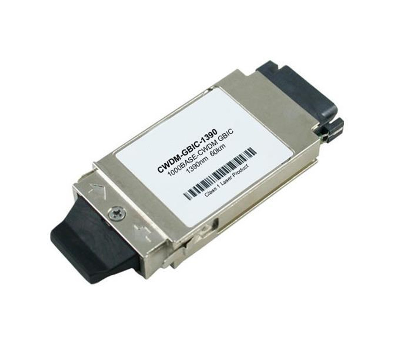 CWDM-GBIC-1390 Cisco 1Gbps 1000Base-ZX CWDM Single-mode Fiber 80km 1390nm Duplex SC Connector GBIC Transceiver Module (Refurbished)