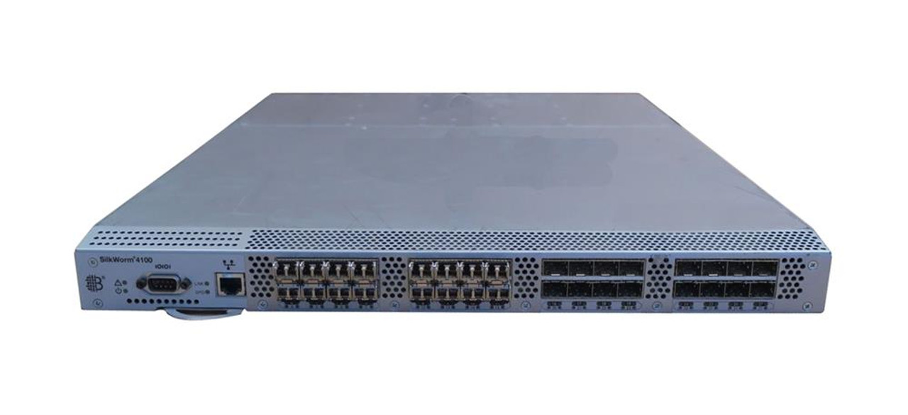 BR-4100 Brocade Silkworm 4100 32-Ports 4GB Fibre Switch (16-Ports Active) (Refurbished)