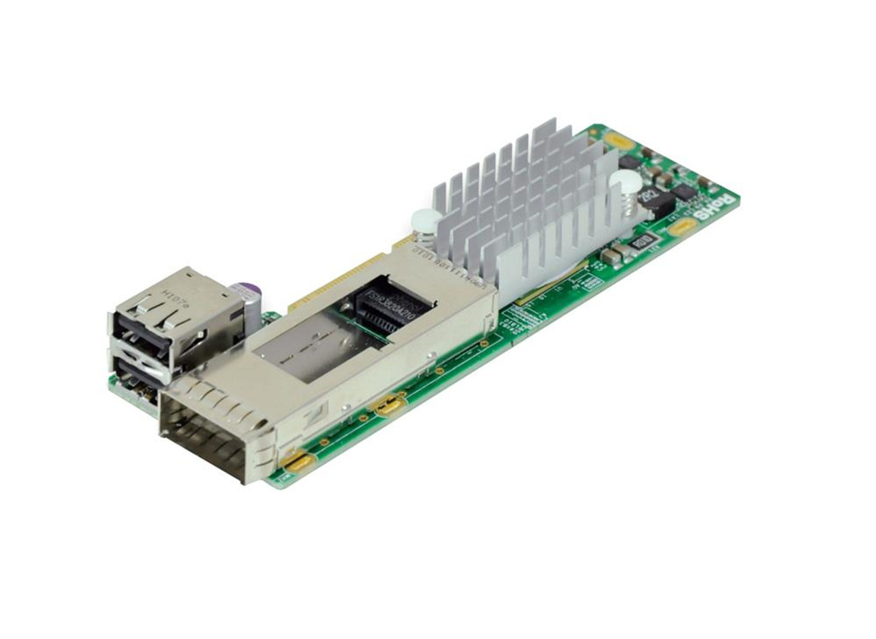 AOC-CIBF-M1 SuperMicro Mellanox ConnectX-3 (1x QSFP Ports and 2x USB 2.0 Ports) PCI Express 3.0 microLP FDR Network Adapter
