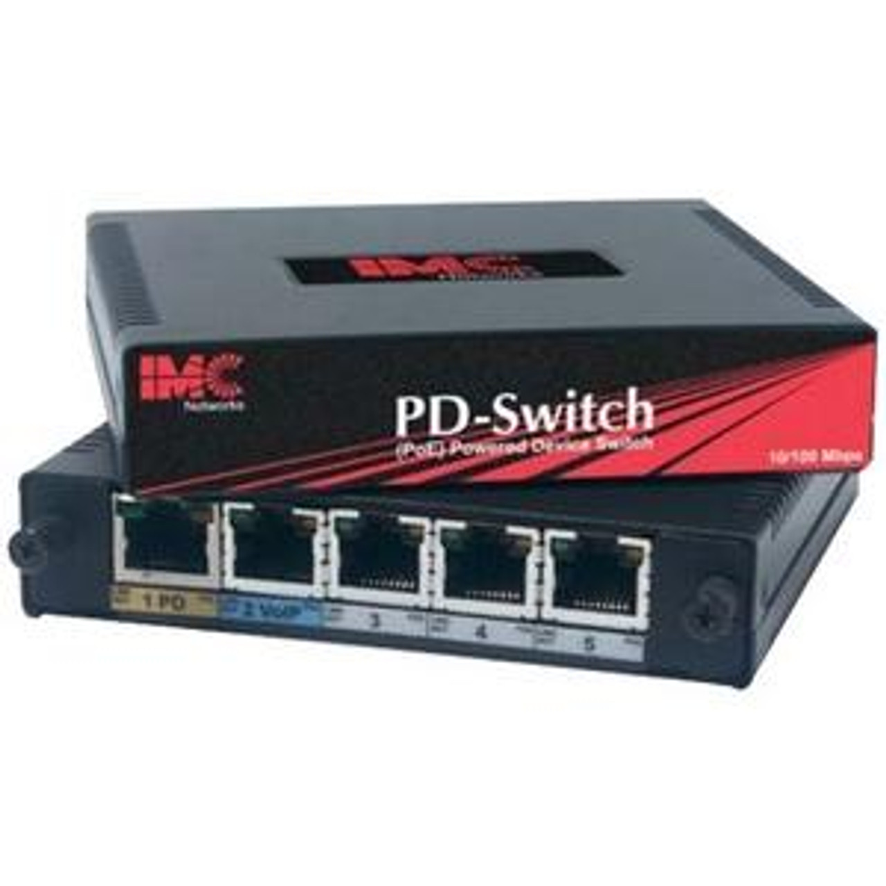 852-16445 IMC 4-Port Ethernet Switch with PoE 2 x 10/100Base-TX, 1 x 10/100Base-TX, 1 x 100Base-FX (Refurbished)