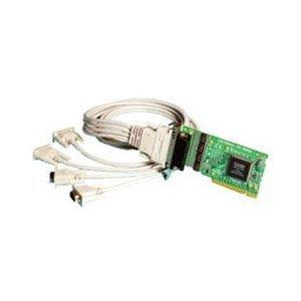 UC-260-001 Brainboxes 4 Port RS-232 Universal low-profile Multiport Serial Adapter Universal PCI 4 x DB-9 RS-232 Serial Via Cable Half-length Plug-in Card