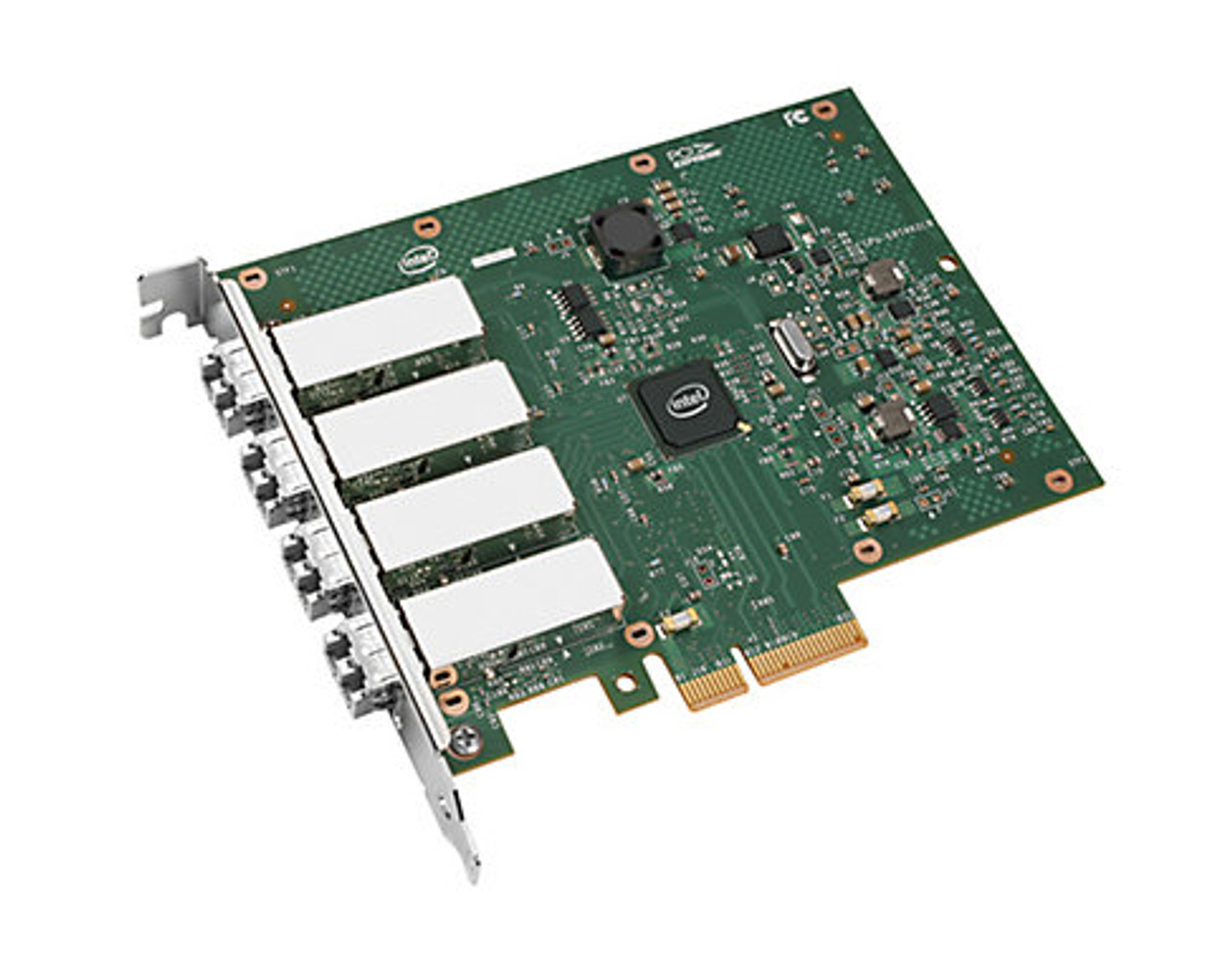 E1G44HFBLK Intel Quad-Ports LC 1Gbps 1000Base-SX Gigabit Ethernet PCI Express 2.0 x4 Server Network Adapter