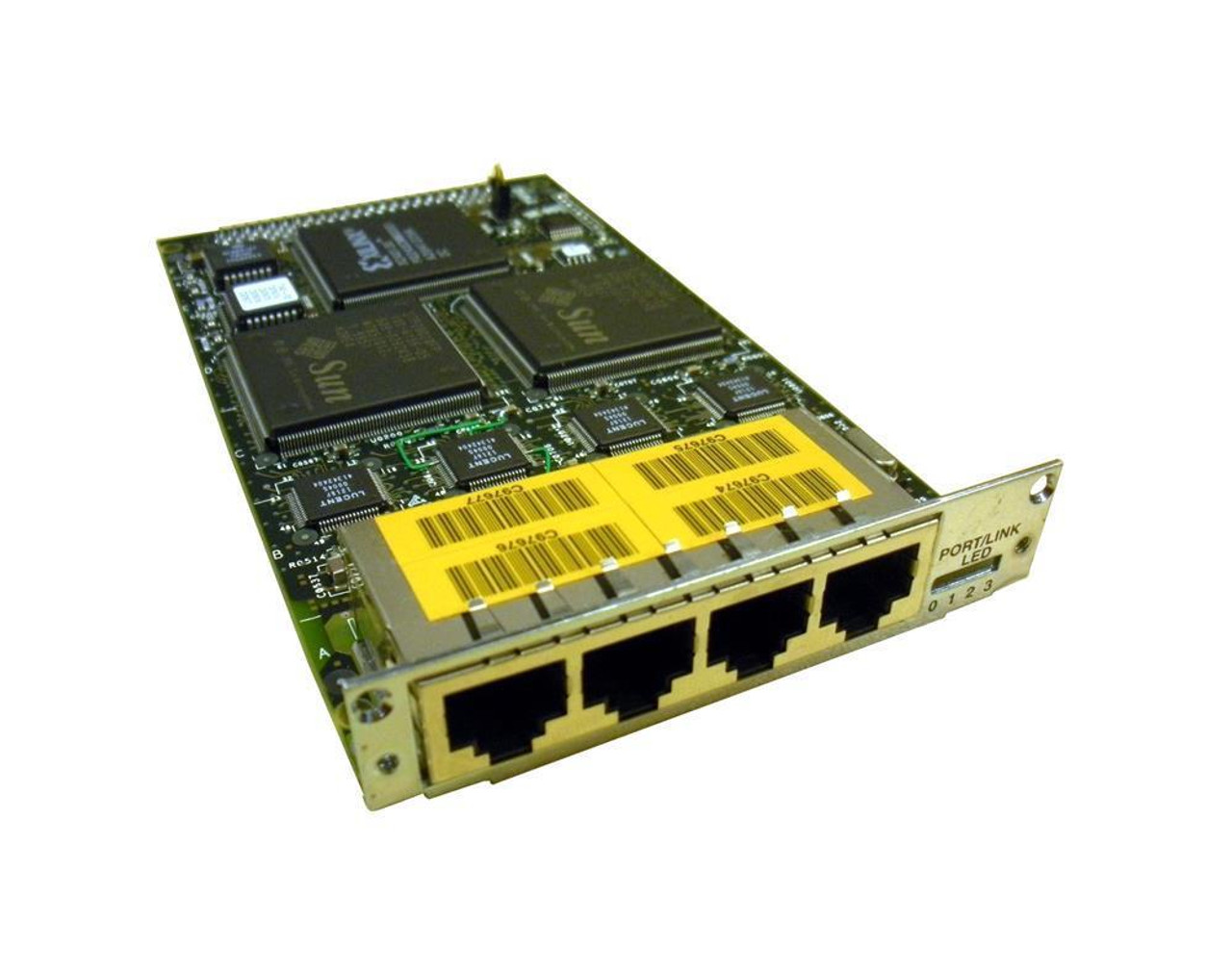 X1049A501-4837 Sun Quad-Port SBus Fast Ethernet Network Interface Card (NIC)