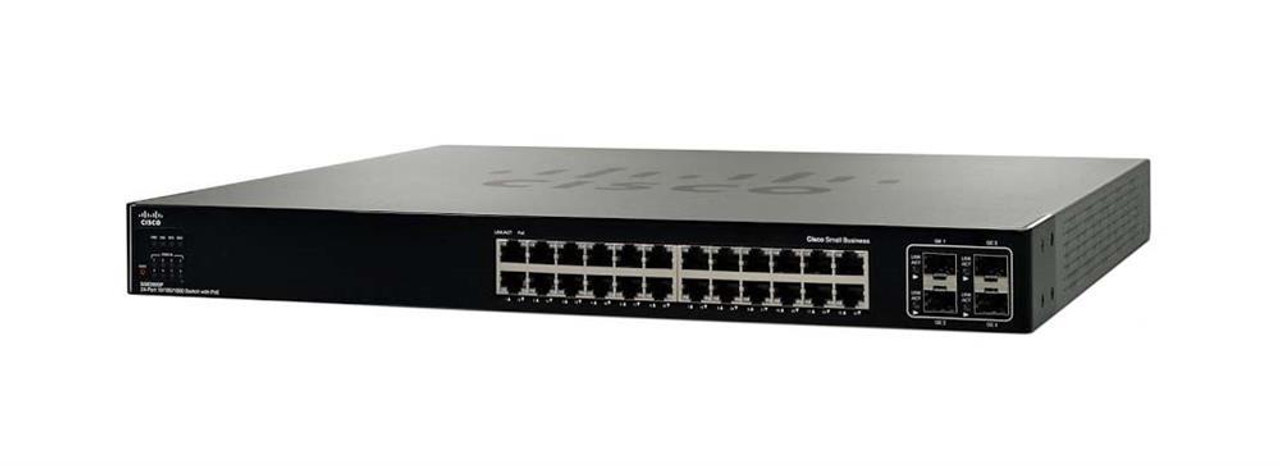 SGE2000PG5 Cisco 24-Ports 10/100/1000 Gigabit Switch with PoE (Refurbished)