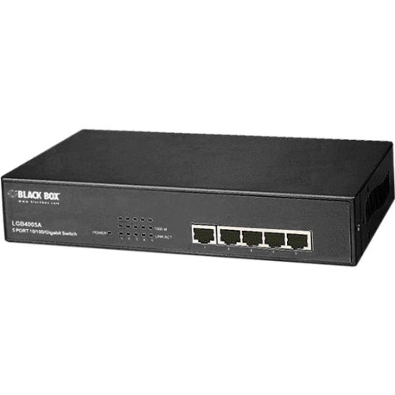 LGB4005A Black Box Gigabit Ethernet 5-Port Switch (Refurbished)