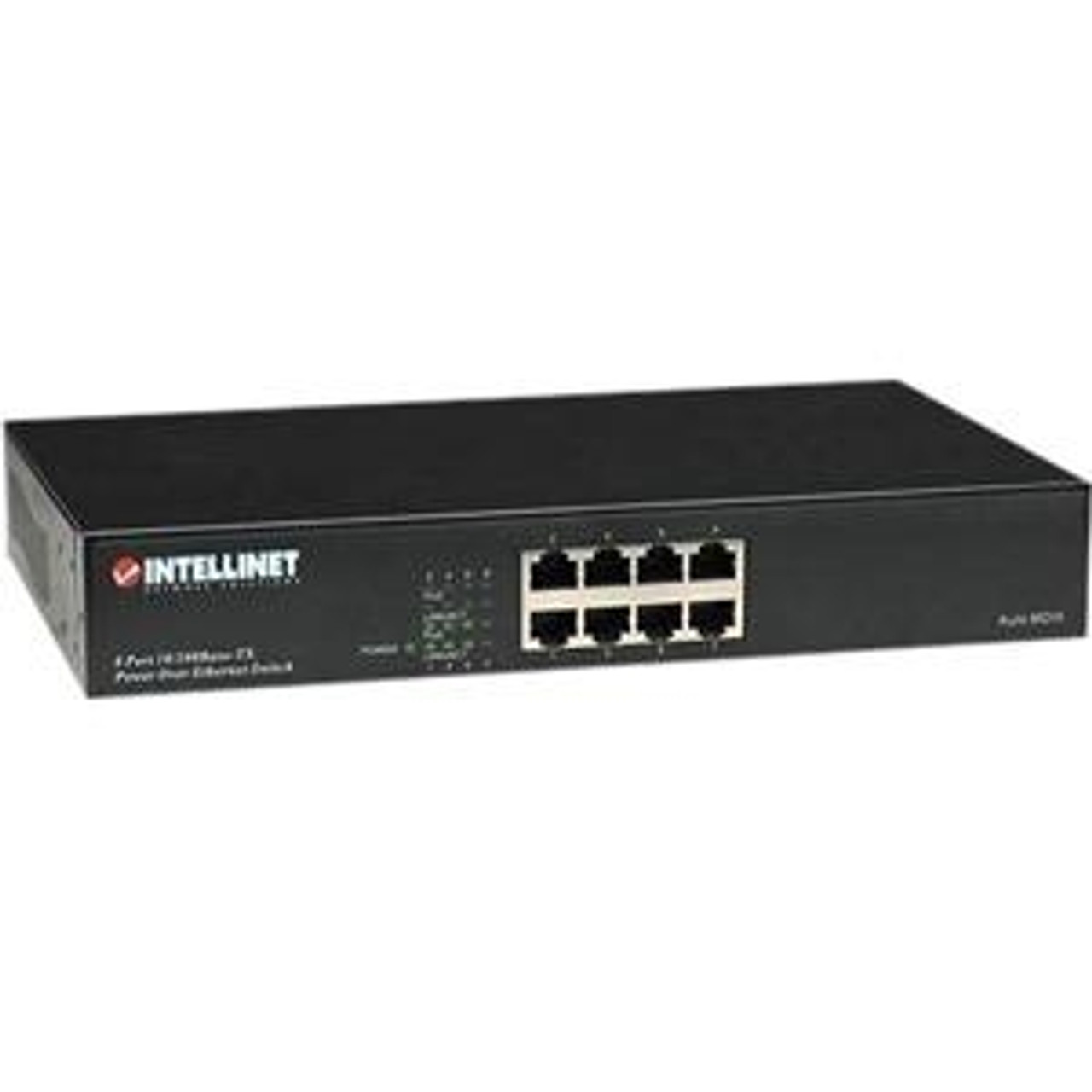 502917 Intellinet Network Solutions 8-Ports PoE Web-Smart Switch 8 Ports Manageable 8 x POE 10/100Base-TX PoE Ports Desktop, Rack-mountable (Refurbished)