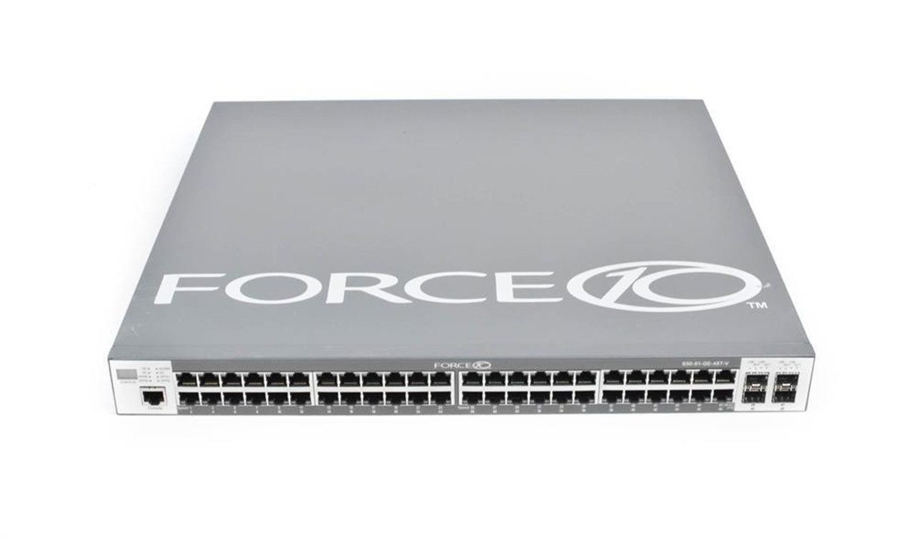 S50-01-GE-48T-V-1 Force10 S50V 48-Ports 10/100/1000 (PoE) Gigabit Ethernet Layer 3 Managed Switch with 4x SFP Ports and 2x Expansion Slots (Refurbished)