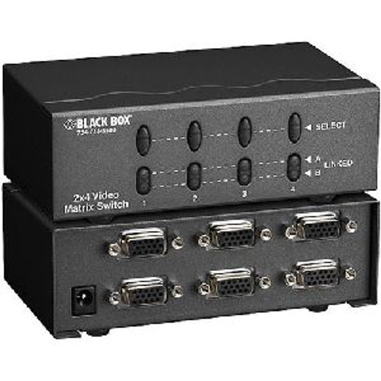 AC508A Black Box AC508A 4-Port Video Splitter 6 x Monitor 1920 x 1440 60Hz SVGA, XGA (Refurbished)