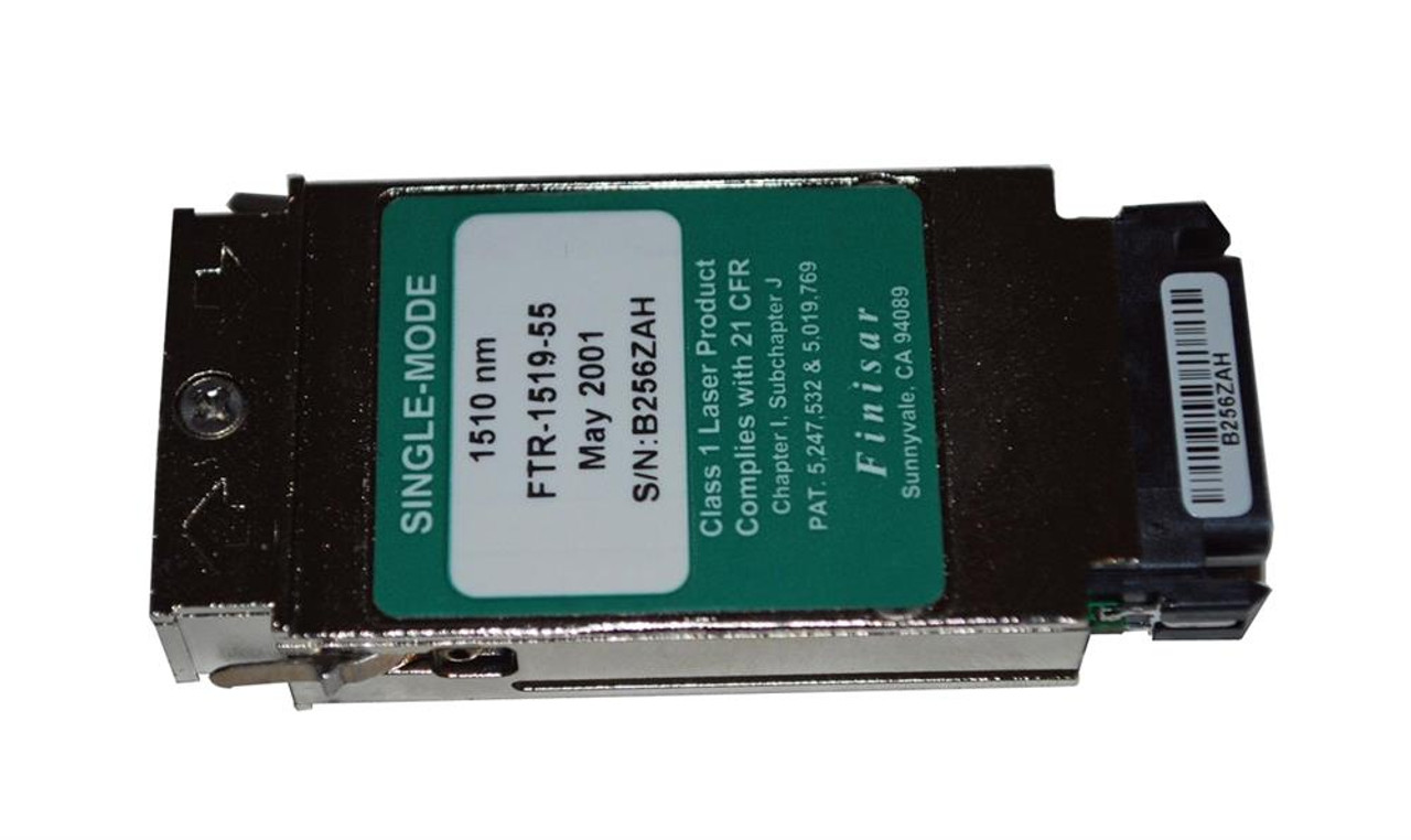 FTR-1519-55 Finisar 1.25Gbps 1000Base-ZX Single-mode Fiber 80km 1550nm Duplex SC Connector GBIC Transceiver Module