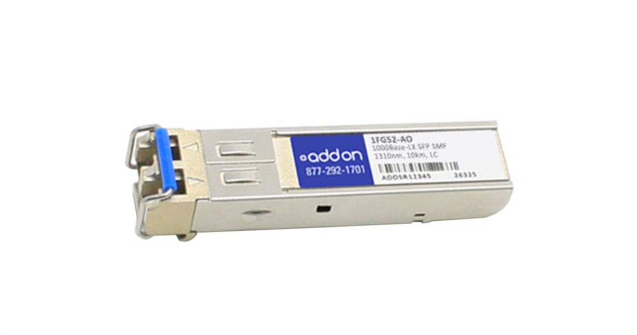 1FG52AO AddOn 10Gbps 10GBase-LX Single-mode Fiber 10km 1310nm LC Connector SFP Transceiver Module for RuggedCom Compatible
