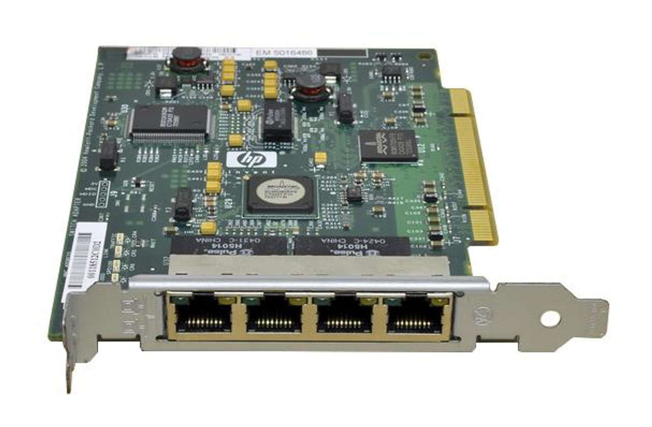012416R-001 HP Quad-Ports RJ-45 1Gbps 10Base-T/100Base-TX/1000Base-T Gigabit Ethernet PCI Combo Switch Network Adapter