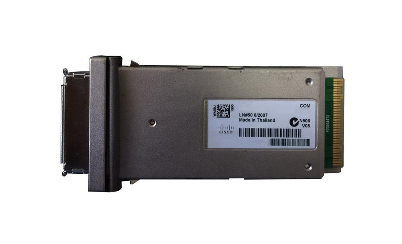 X2-10GB-LX4-JTS Cisco 10Gbps 10GBase-LX4 Multi-Mode Fiber 300m 1310nm Duplex SC Connector X2 Transceiver Module