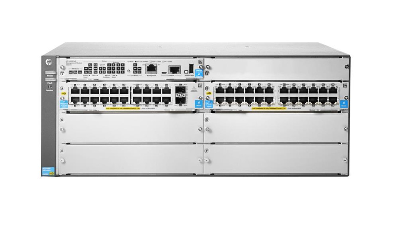 J9823A HP Switch 5406r-gig-t-poe+/sfp+ V2 Zl2 S (Refurbished)