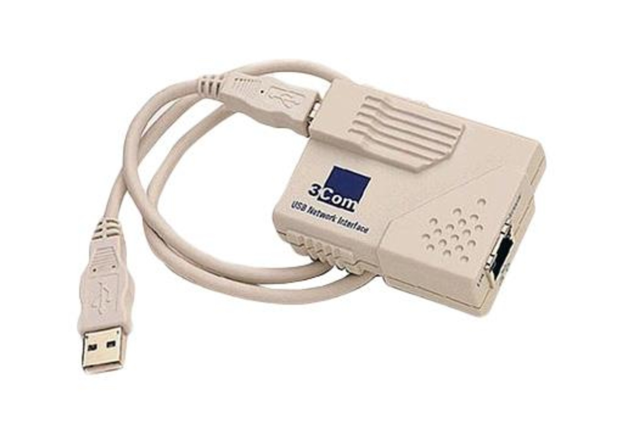 3C19250 3Com USB Network Interface USB 1 x Type B USB, 1 x RJ-45 10Base-T External
