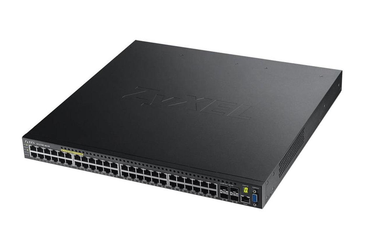 GS3700-48HP ZyXEL 48-Ports GbE L2+ PoE Switch (Refurbished)