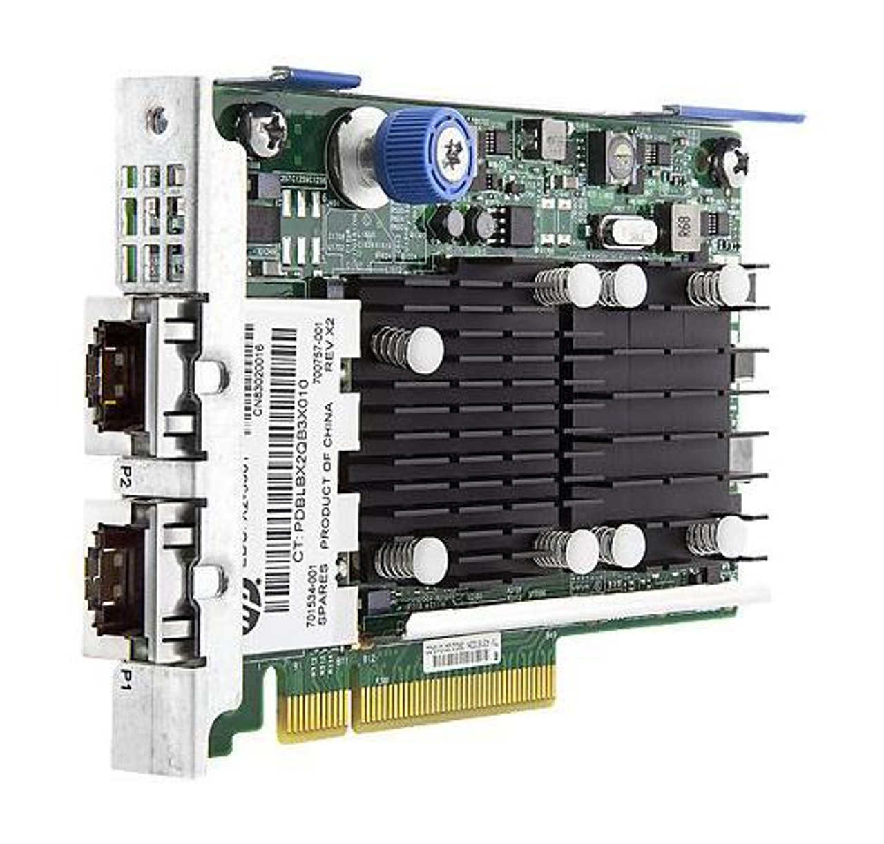 554FLR HP FlexFabric Dual-Ports SFP+ 10Gbps Gigabit Ethernet PCI Express 2.0 x8 Network Adapter