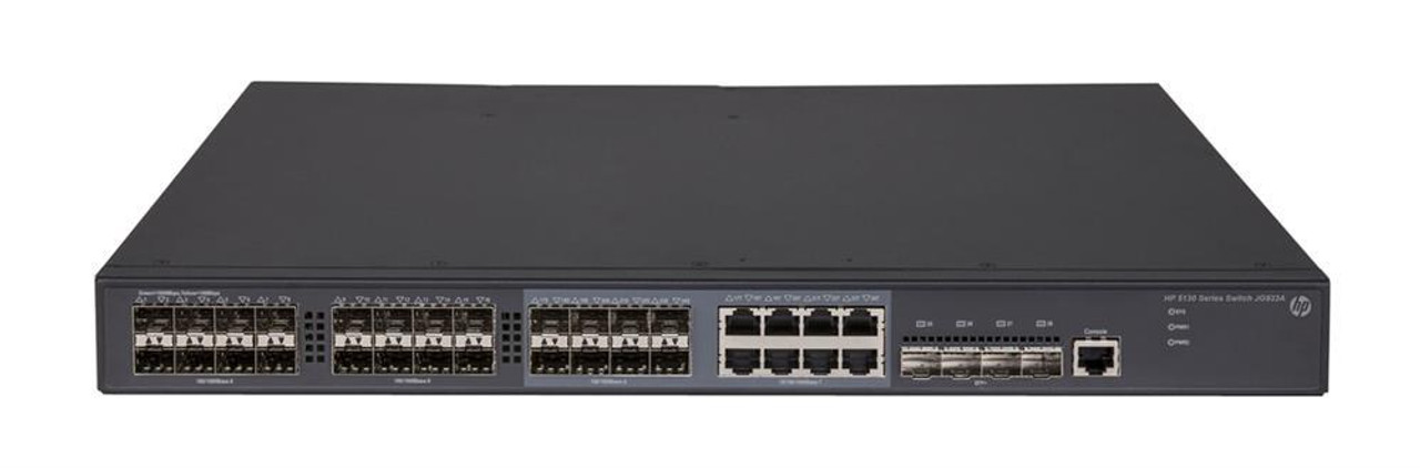 JG933A#ABA HP Procurve 5130-24G-SFP-4SFP+ Ei 24-Ports Network Switch (Refurbished)