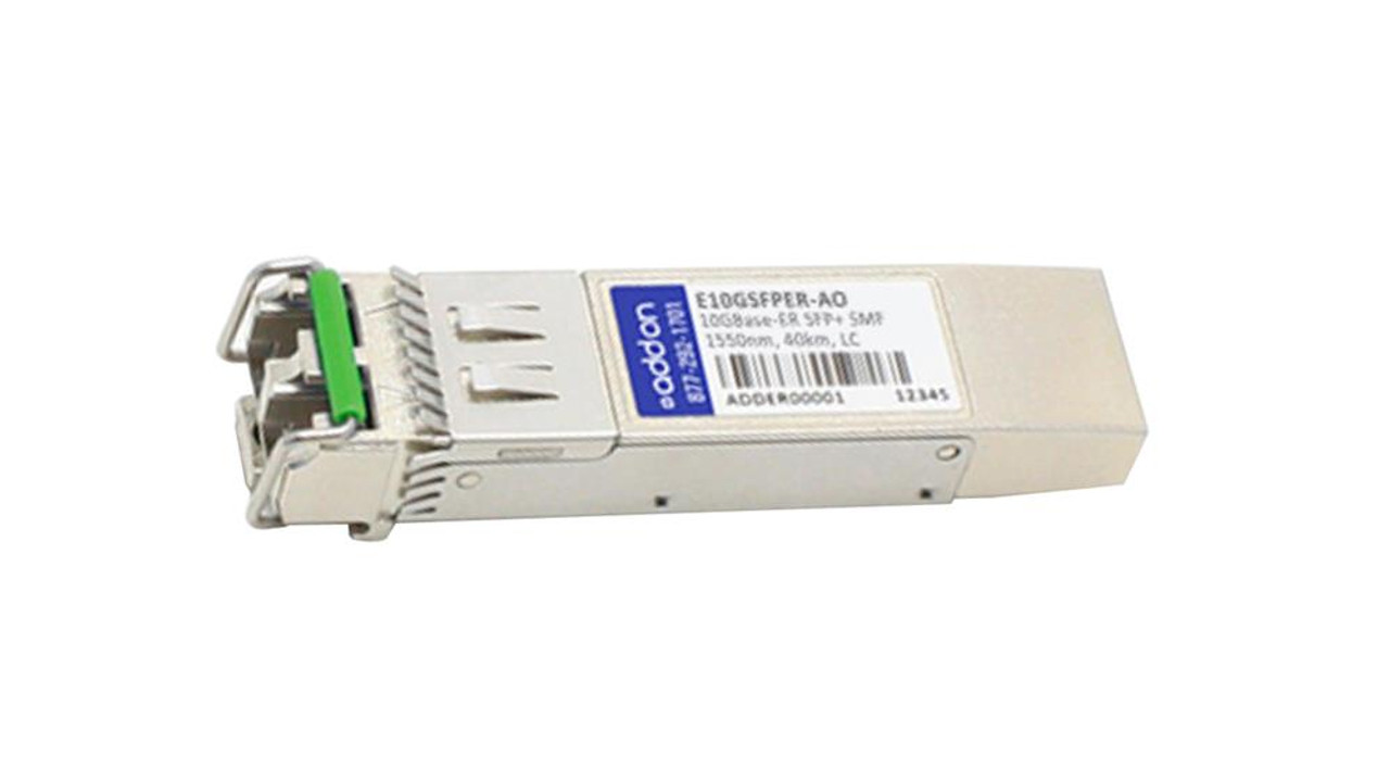 E10GSFPERAO ADDONICS 10Gbps 10GBase-ER Single-mode Fiber 40km 1550nm Duplex LC Connector SFP+ Transceiver Module for Intel Compatible