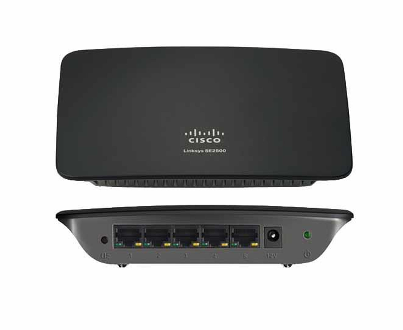 SE2500LA Linksys 5-Ports RJ-45 10/100/1000Mbps Gigabit Ethernet Unmanaged Switch (Refurbished)