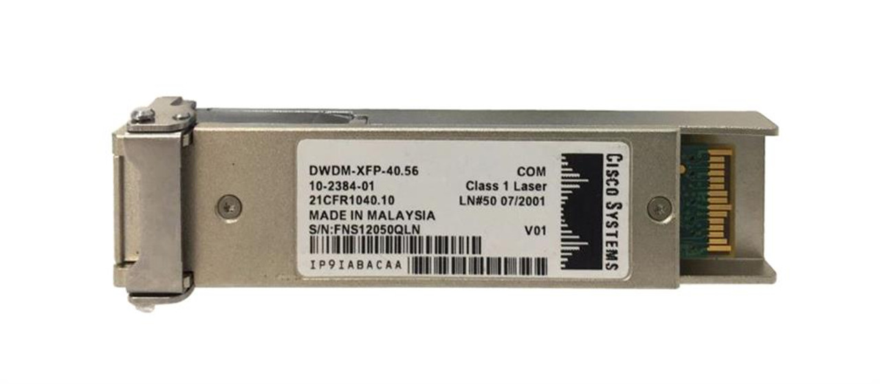 CWDM-XFP-40.56= Cisco 10Gbps 10GBase-LR Single-mode Fiber 80km 1540.56nm Duplex LC Connector XFP Transceiver Module