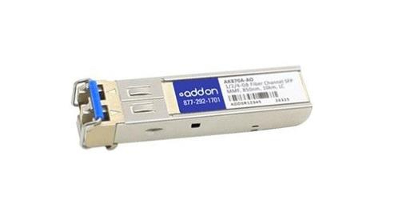 AK870AAO ADDONICS 4Gbps Fibre Channel 4GBase-LW Single-mode Fiber Longwave 10km 1310nm Duplex LC Connector SFP Transceiver Module for HP Compatible