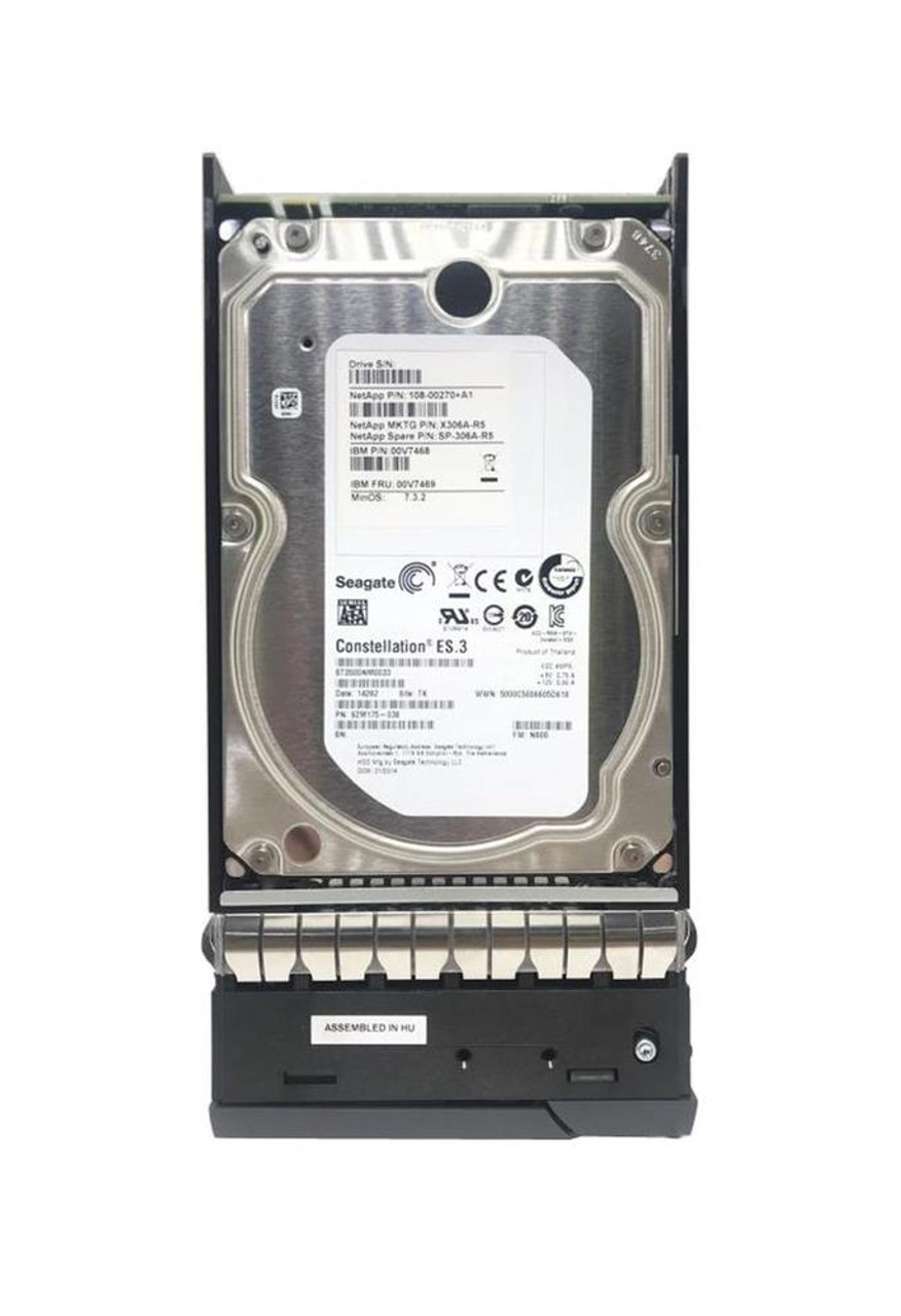 SP-306A NetApp 2TB 7200RPM SATA 6Gbps 64MB Cache 3.5-inch Internal Hard Drive for DS4243