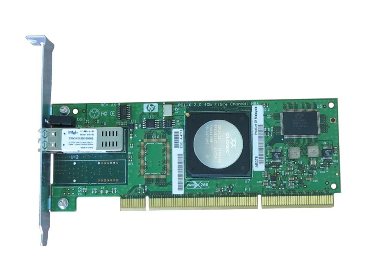 AB378-60101-N HP Single-Port 4Gbps 64Bit 266MHz Fibre Channel PCI-X 2.0 Host Bus Network Adapter
