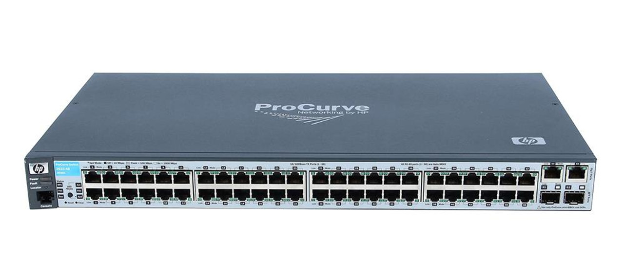 HP.J9088A#ABB HP Procurve 48-Ports Fast Ethernet 10Base-T/100Base-TX Managed Switch (Refurbished)