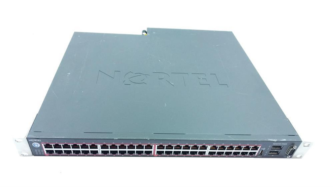 5650TD Nortel 5650TD-PWR Gigabit Ethernet Routing External Switch with 48 x 10/100/1000 Ports 2 XFP Ports (Refurbished)