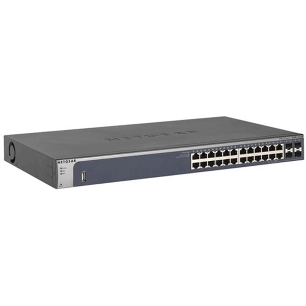 0712242 NetGear ProSafe 24-Port 10/100/1000Mbps Layer 2 Managed Gigabit Ethernet Switch (Refurbished)