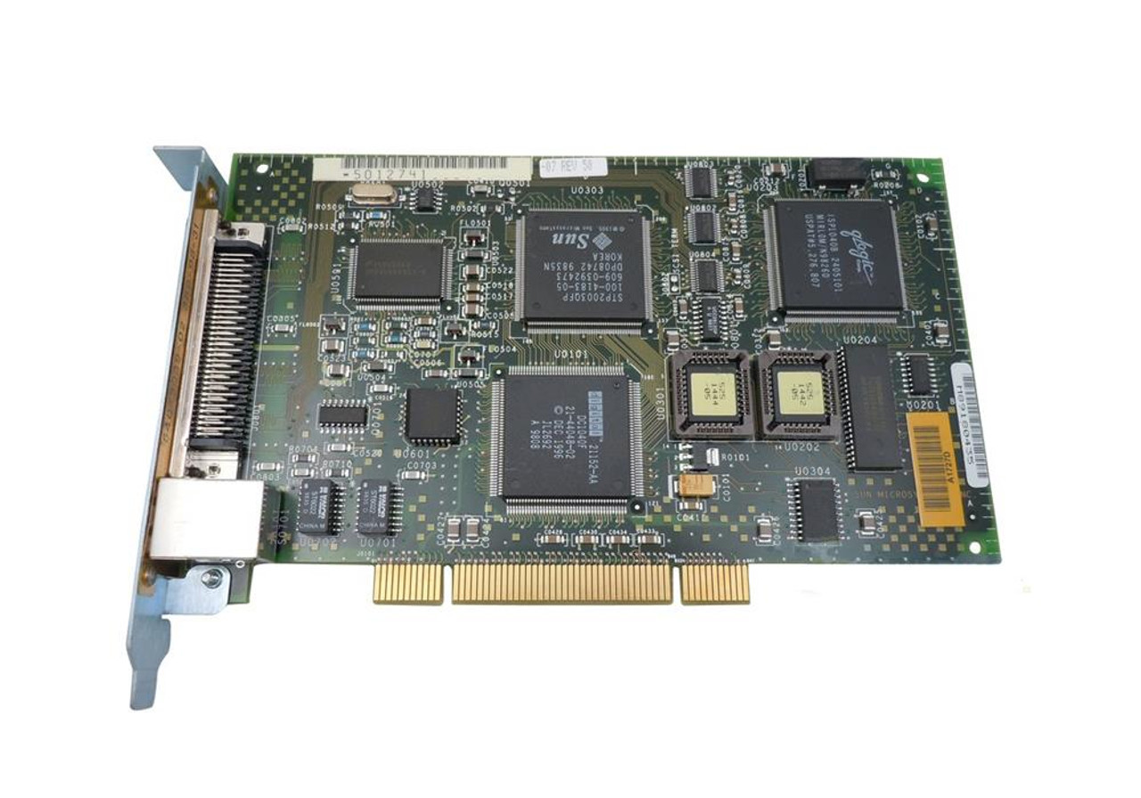 501-2741X1032A Sun Single-Ended Ultra/Wide SCSI/FastEthernet PCI Network Card