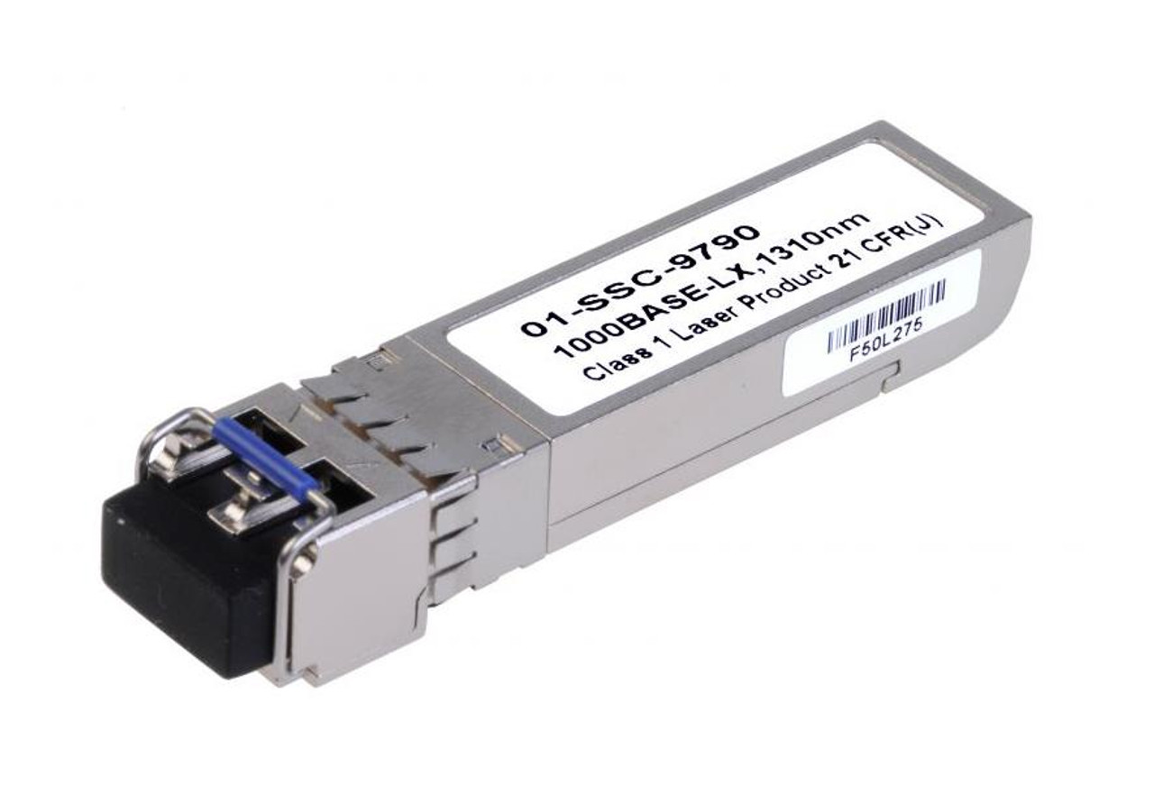 01-SSC-9790 SonicWall 1.25Gbps 1000Base-LX Single-mode Fiber 10km 1310nm Duplex LC Connector SFP Transceiver Module (Refurbished)