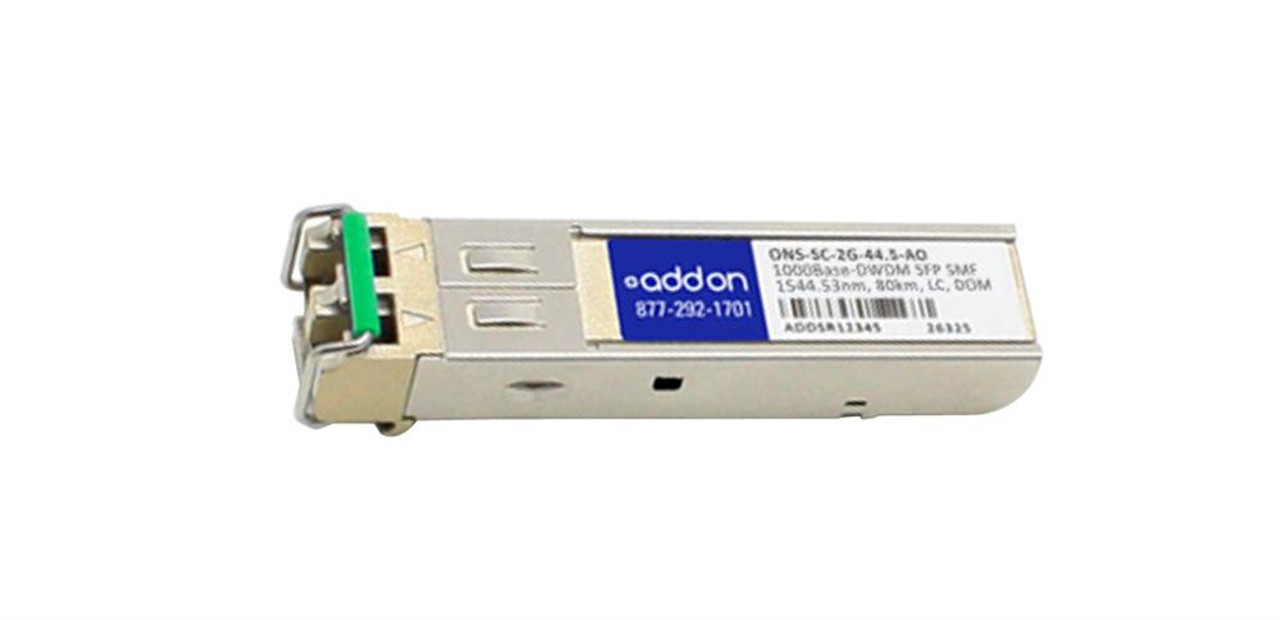 ONSSC2G445AO ADDONICS OC-48 OC-48-DWDM Single-Mode Fiber 80km 1544.53nm LC Connector SFP Transceiver Module Cisco Compatible