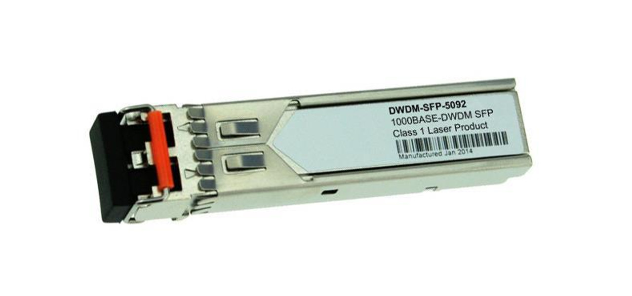 DWDM-SFP-5092= Cisco 1Gbps 1000Base-DWDM Single-mode Fiber 80km 1550.92nm Duplex LC Connector SFP Transceiver Module (Refurbished)